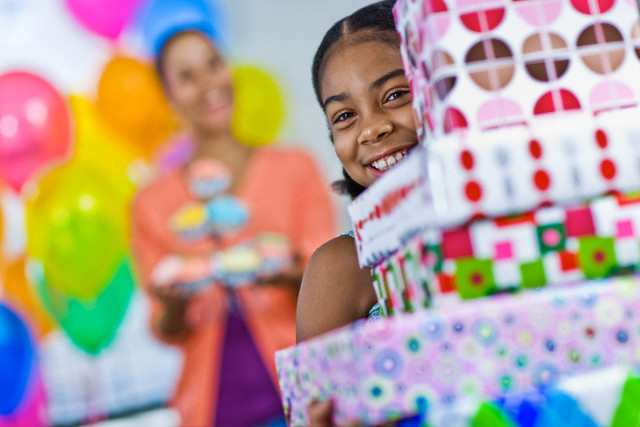 Giving children gifts